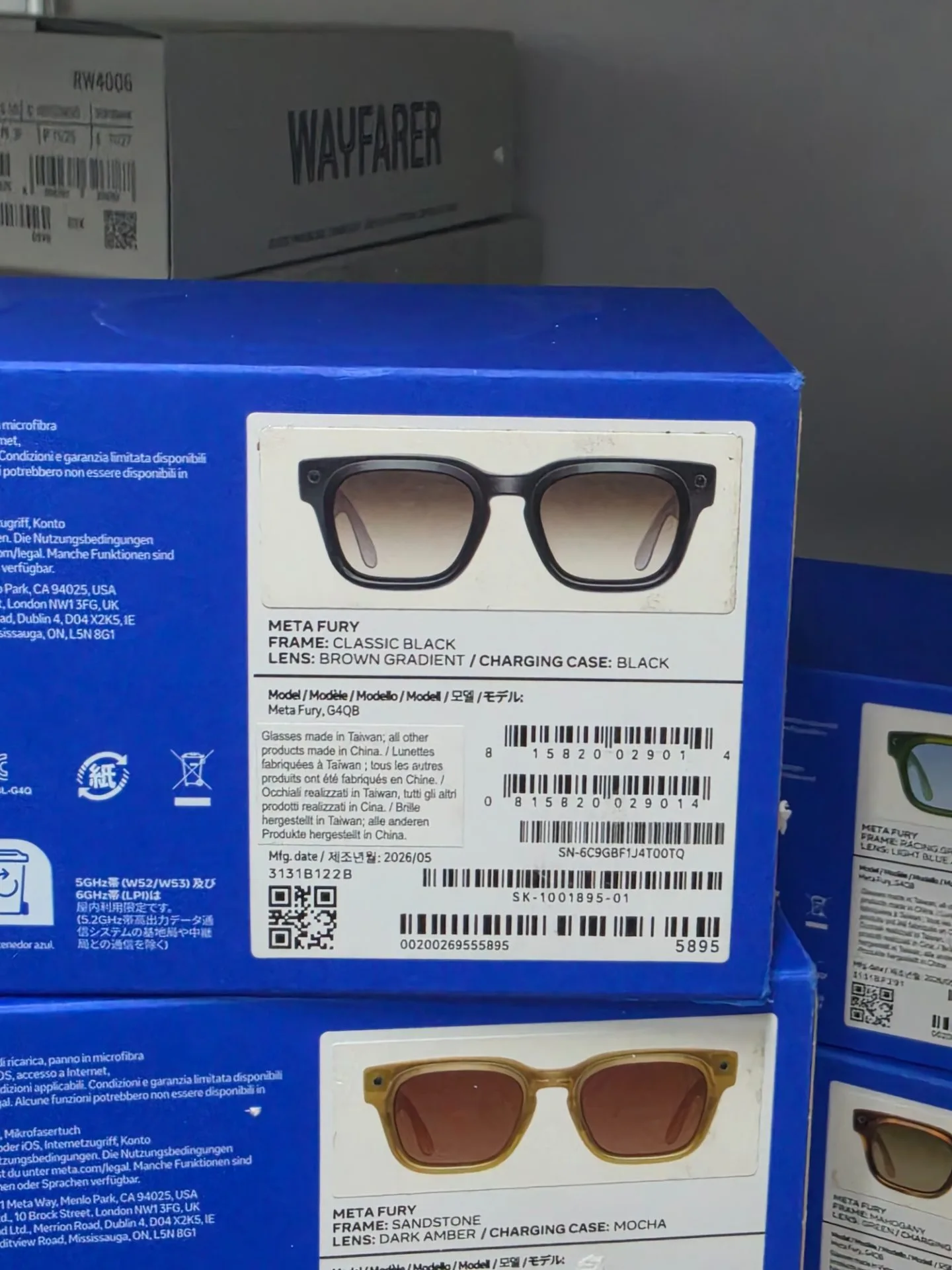 Умные очки с камерой  Fury Green Lenses - Mahogany