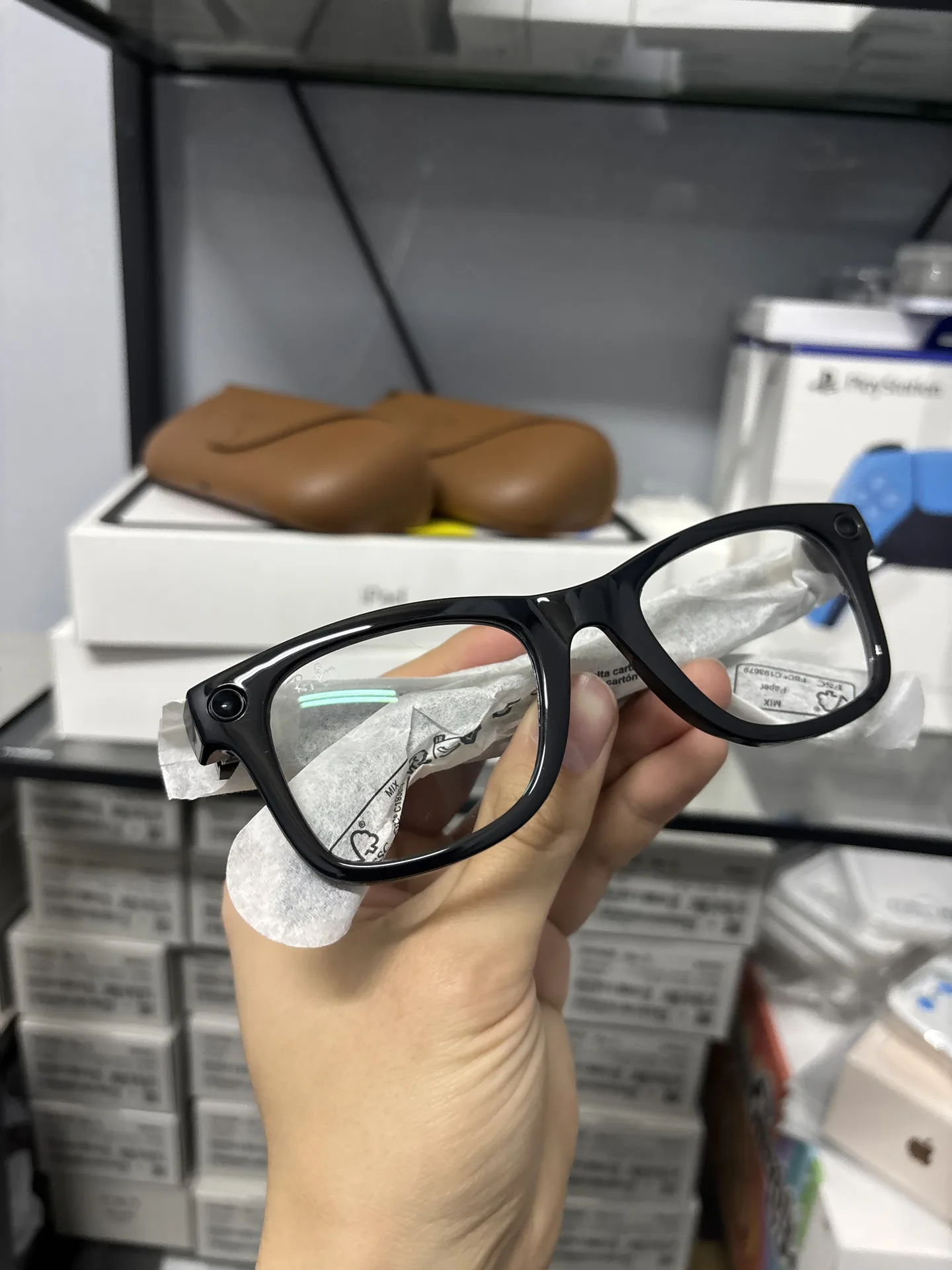 RW4012 GEN2 Ray-Ban Wayfarer Shiny Black / Transitions Graph Green Размер 50