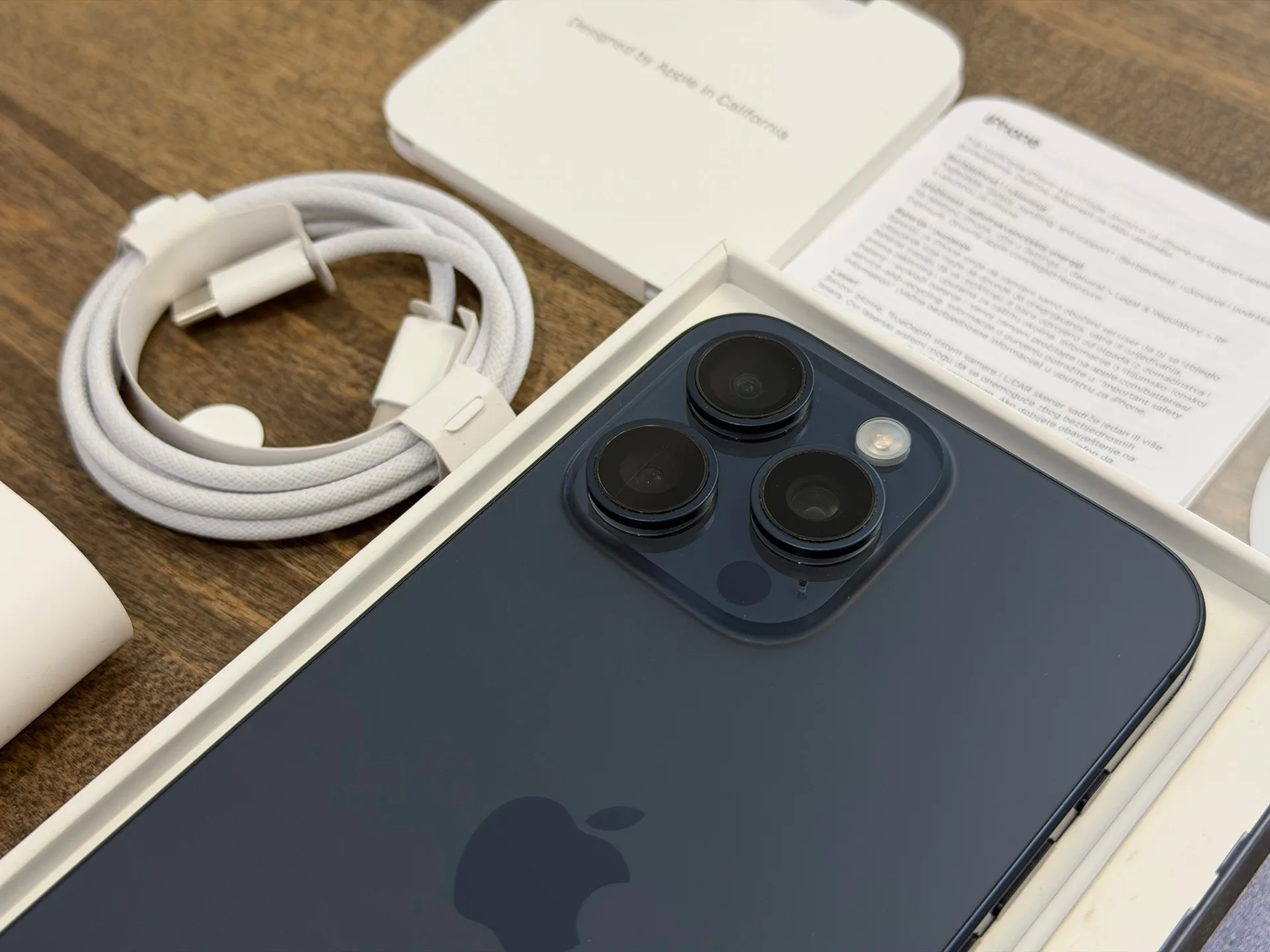 iPhone 15 Pro Max Blue Titanium 256GB