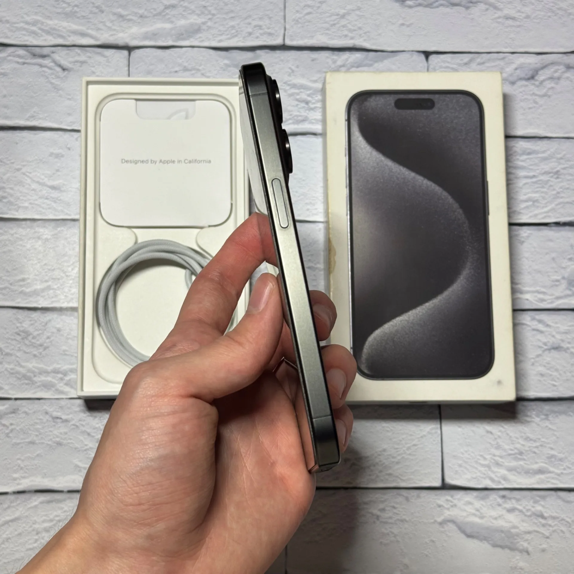 iPhone 15 Pro 128gb Black titanium
