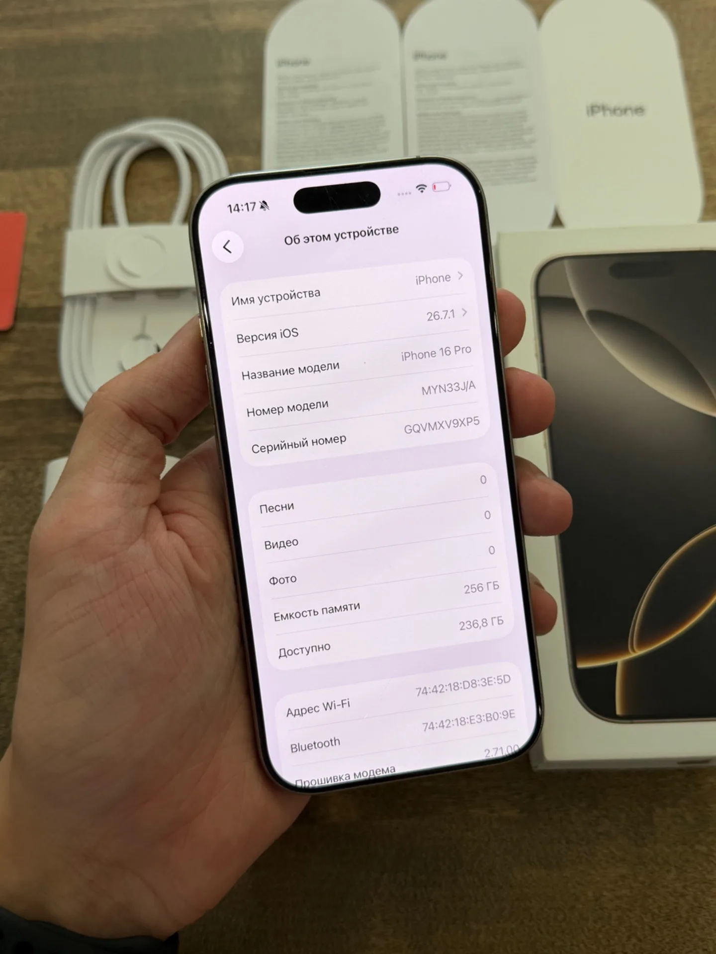 iPhone 16 Pro Natural Titanium 256GB