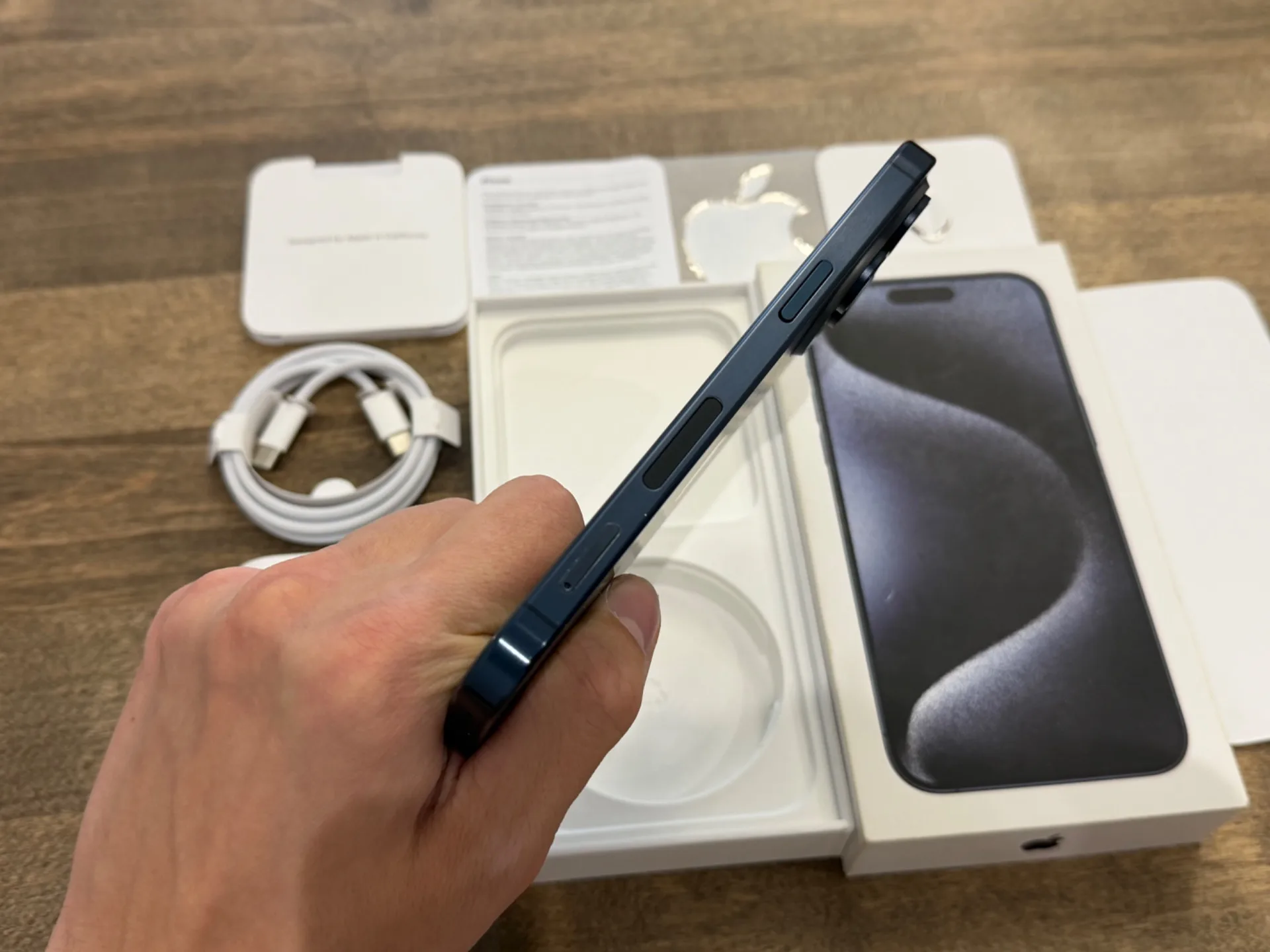 iPhone 15 Pro Max Blue Titanium 256GB