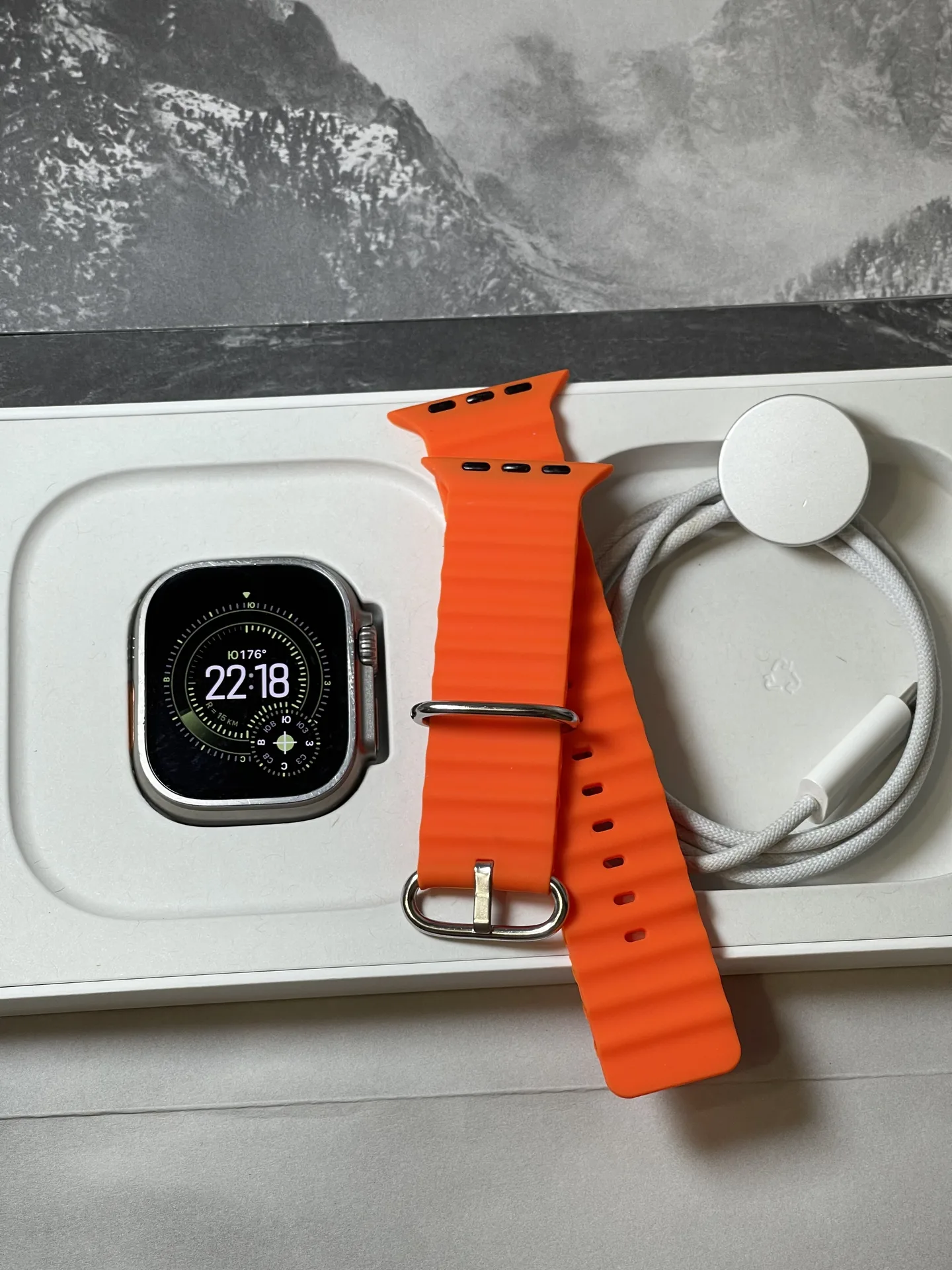 Apple Watch Ultra 1 titanium