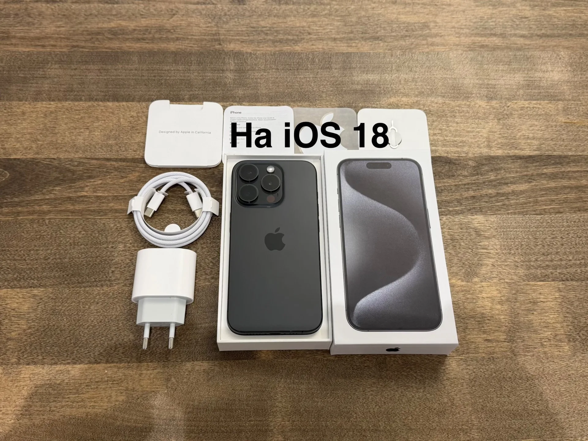 iPhone 15 Pro Black Titanium 128GB