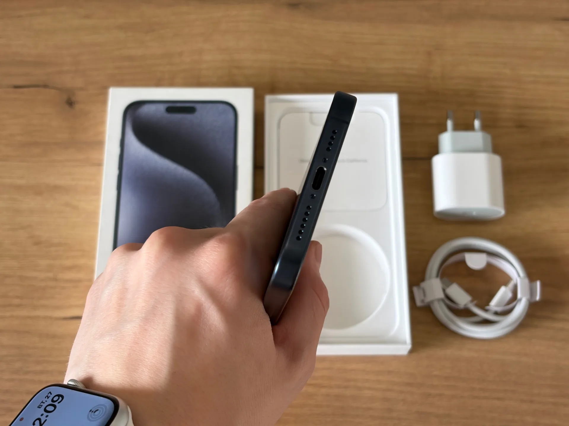 iPhone 15 Pro Max 256gb Blue Titanium