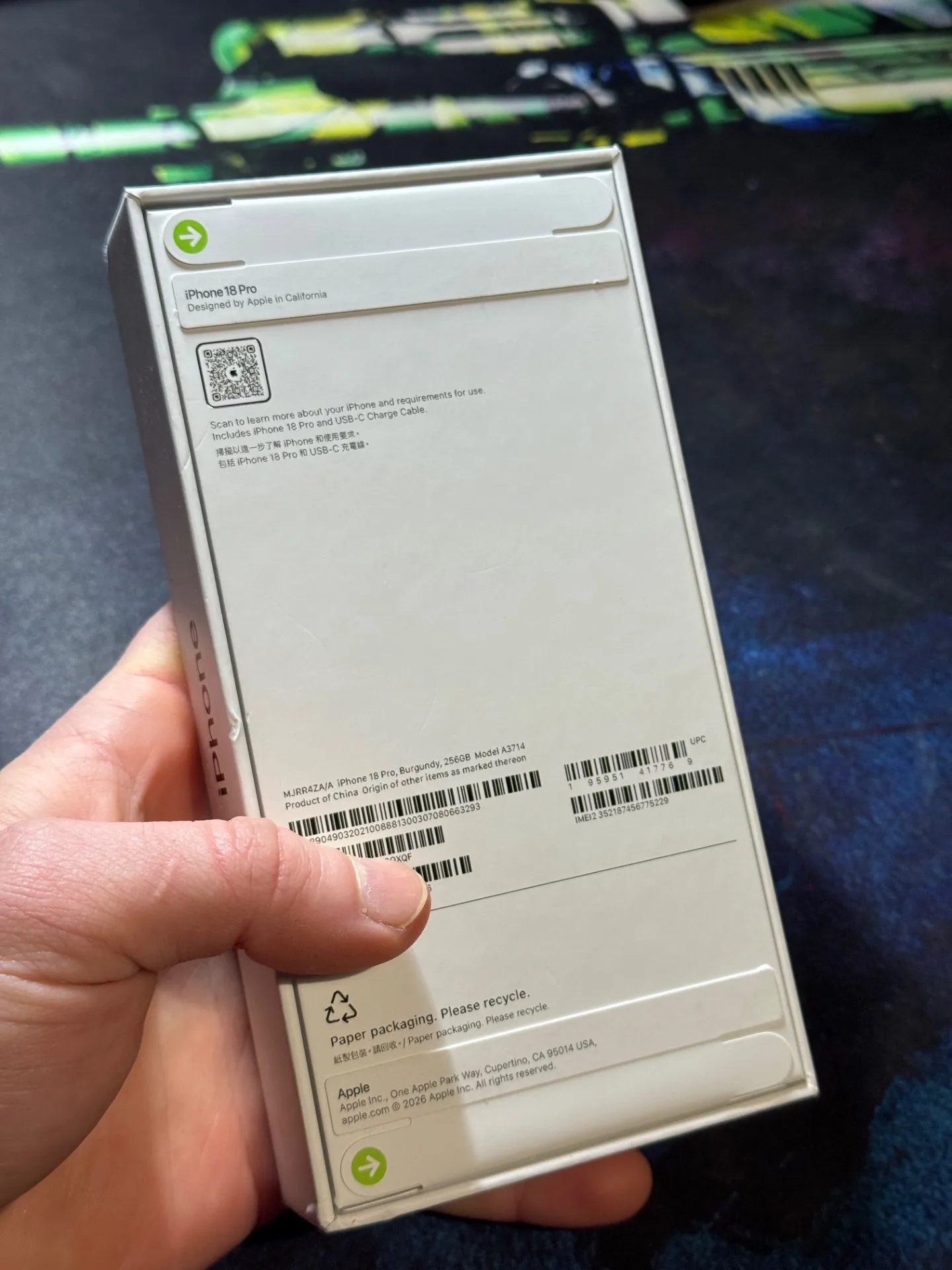 iPhone 18 Pro 256gb