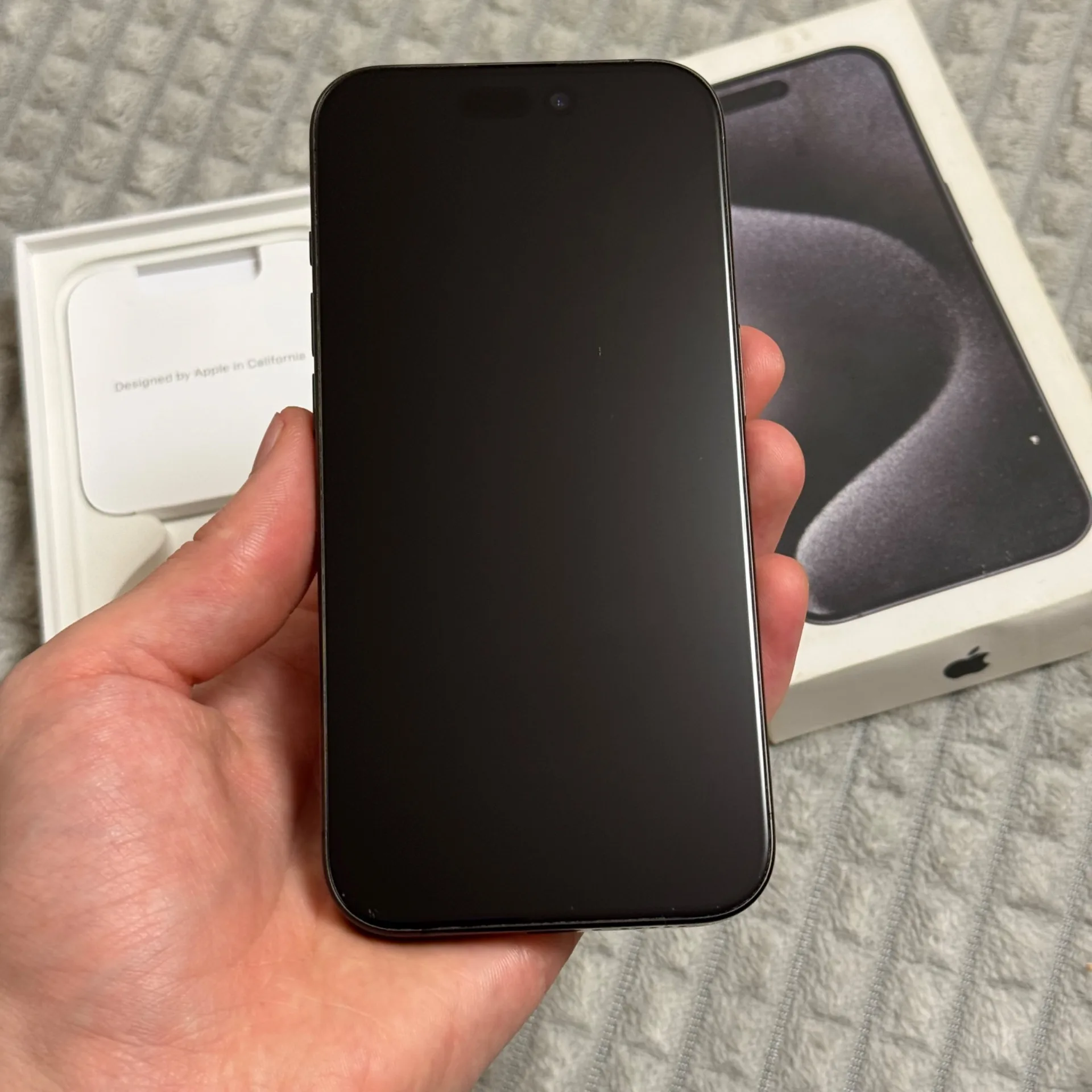 iPhone 15 Pro 128gb Black Titanium