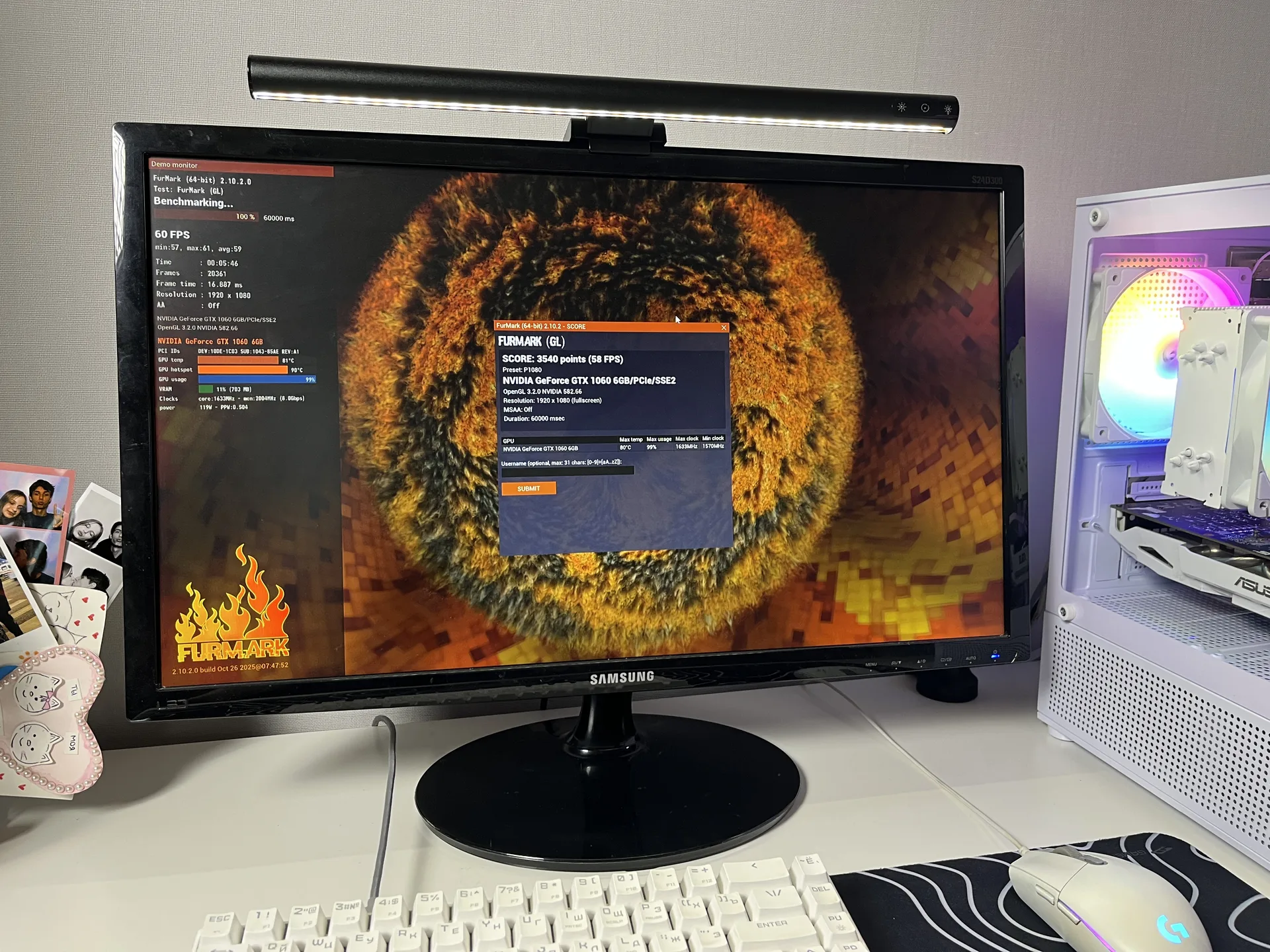 Игровой ПК (GTX 1060 6GB / 16GB RAM / 480GB SSD)
