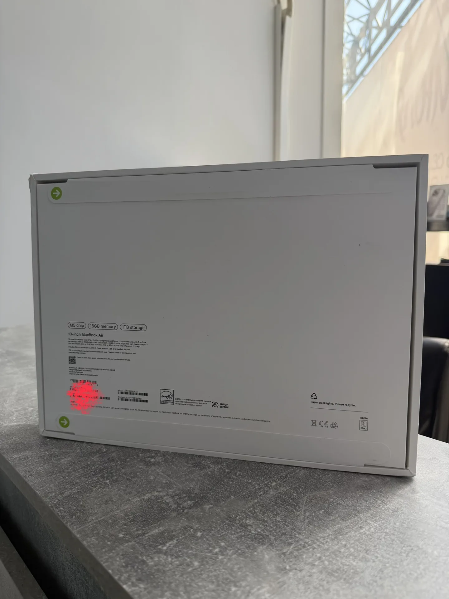 MacBook Air 13” M5 16/1Tb Midnight